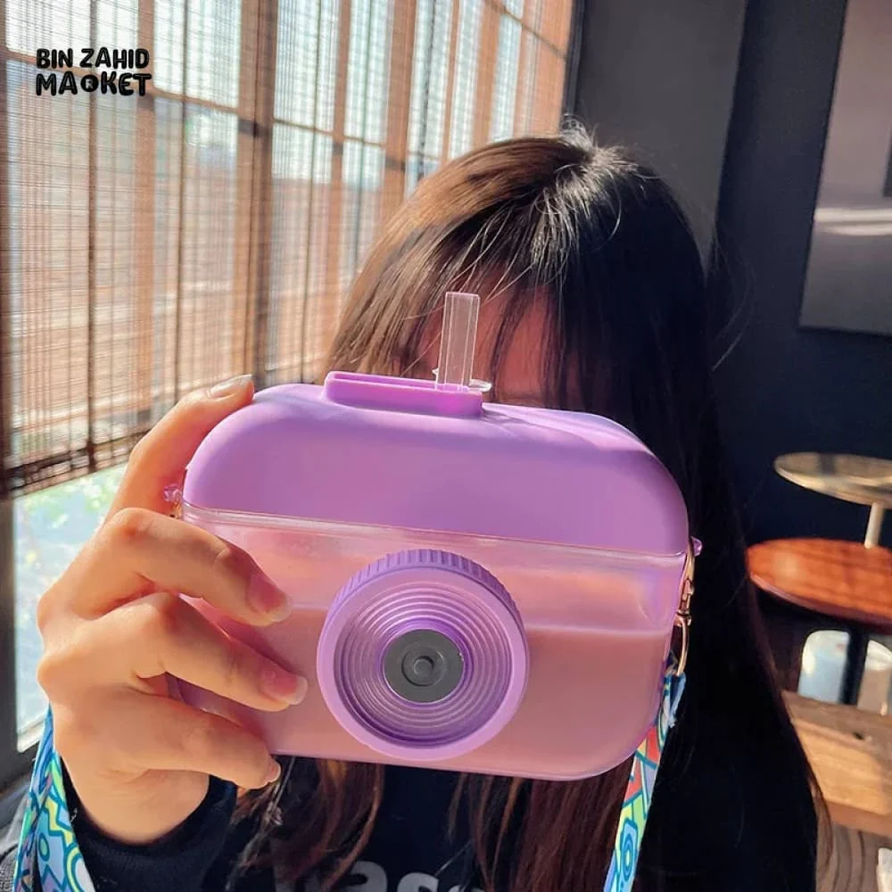 CAMERA SHAPE WATER BOTTLE 400ML - Image 9
