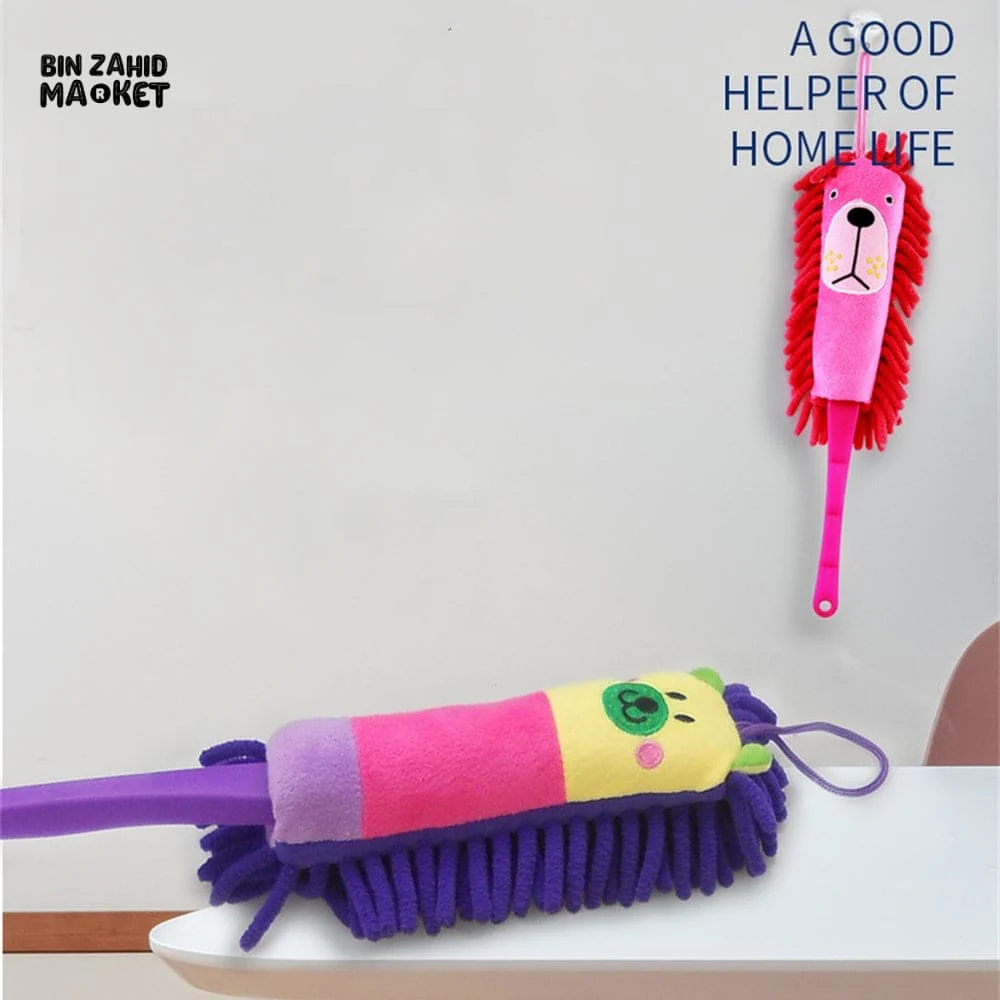 CARTOON MICROFIBER DUST CLEANING BRUSH – MINI HANDHELD ANTI-DUST CLEANER FOR HOME & CAR - Image 7