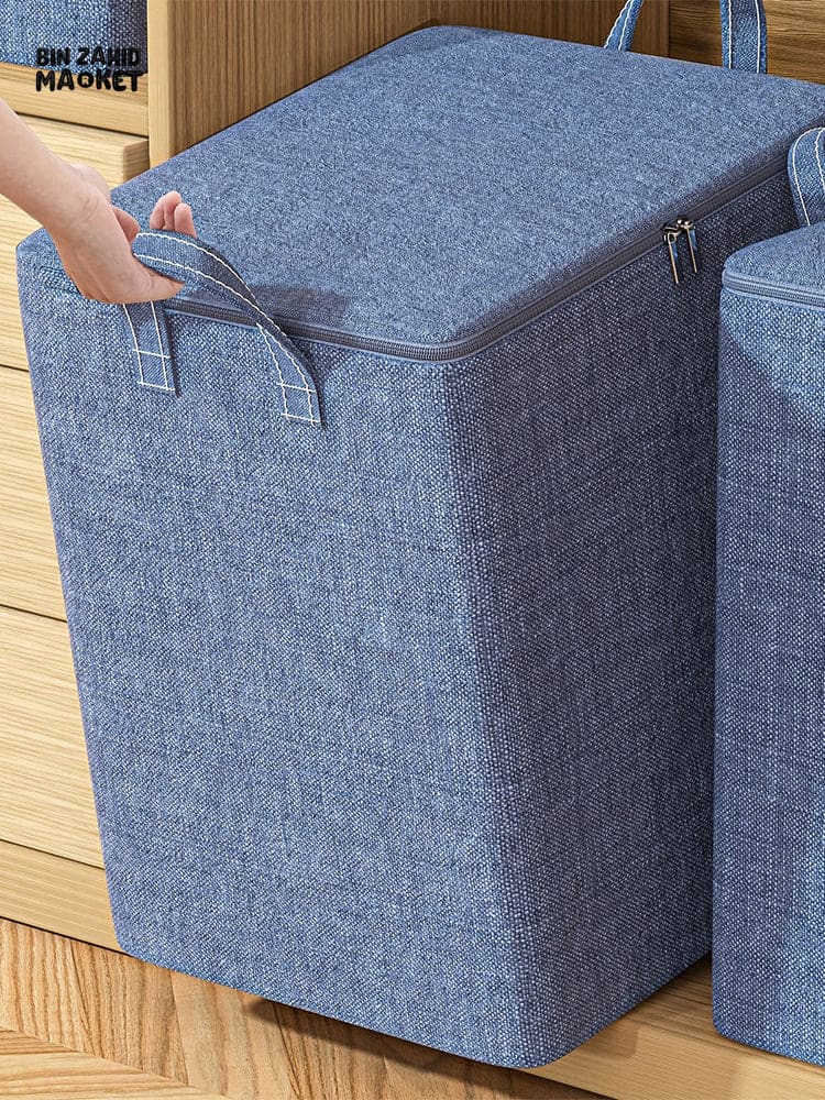 CATIONIC CLOSET STORAGE BAG LARGE CAPACITY FOLDABLE CLOTHES ORGANIZER TRAVEL DUST BAG - Image 2