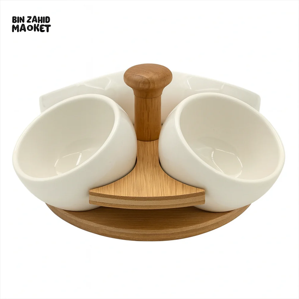 CERAMIC LUXURY CONDIMENT BOWL SET - 4 PIECES - Image 2