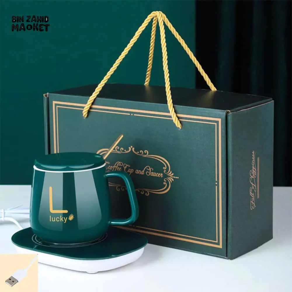 CERAMIC MUG WITH ELECTRIC TEMPERATURE PLATE - Image 2