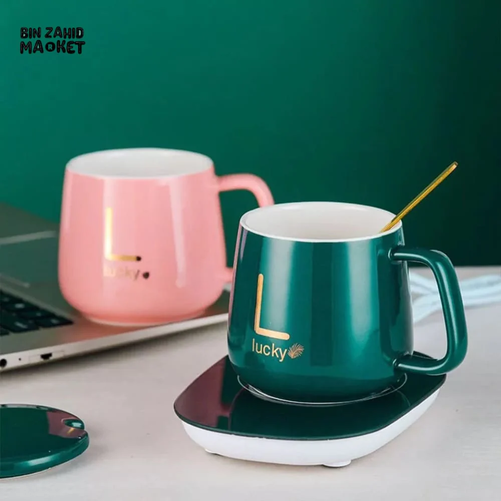 CERAMIC MUG WITH ELECTRIC TEMPERATURE PLATE - Image 5