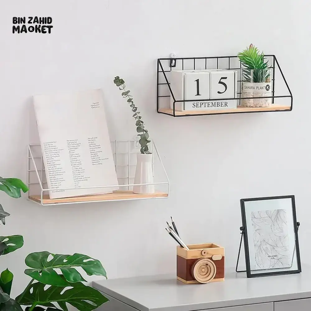 CHECKS AND BOXES WALL SHELF - Image 6