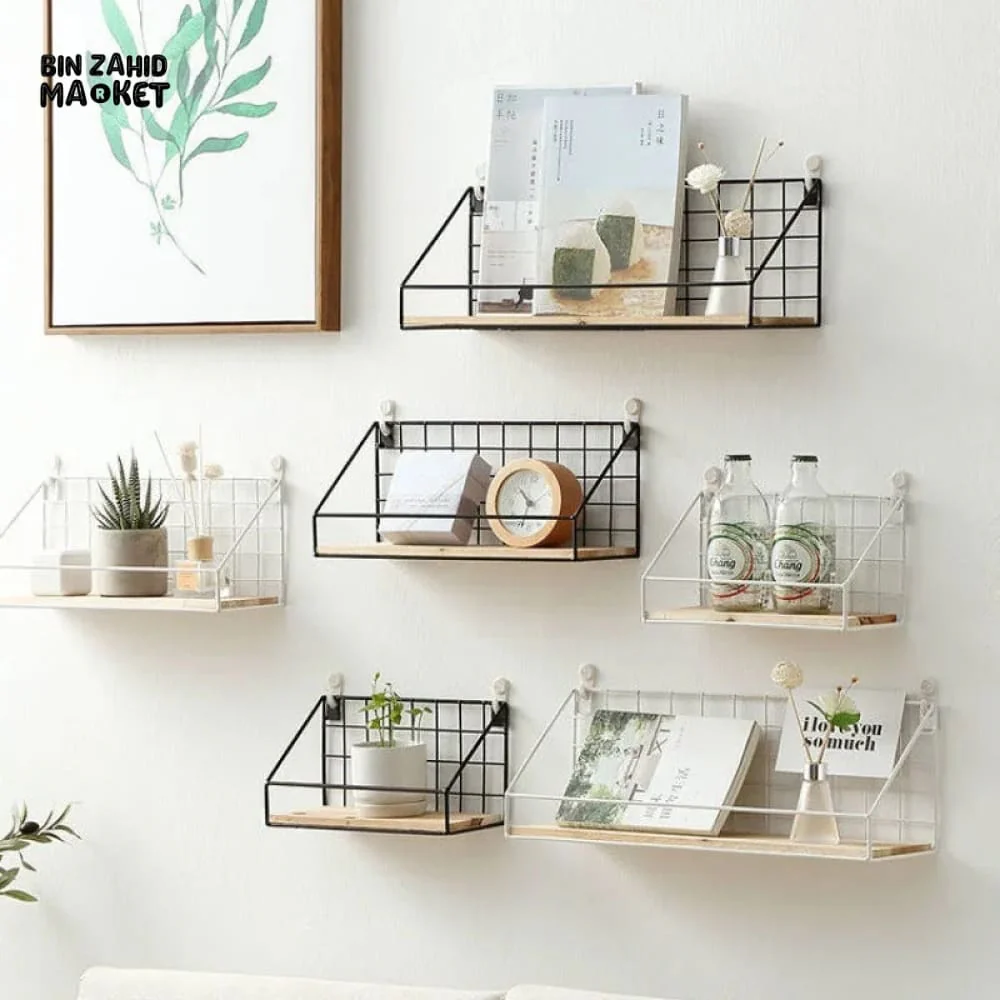 CHECKS & BOXES WALL SHELF - Image 9