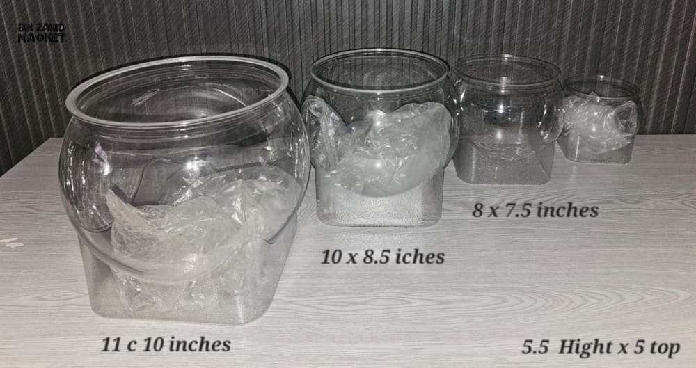 CLEAR TRANSPARENT ROUND AQUARIUM – DESKTOP MICRO-LANDSCAPE ECO FISH TANK DROP-RESISTANT ORNAMENTAL DECOR - Image 10