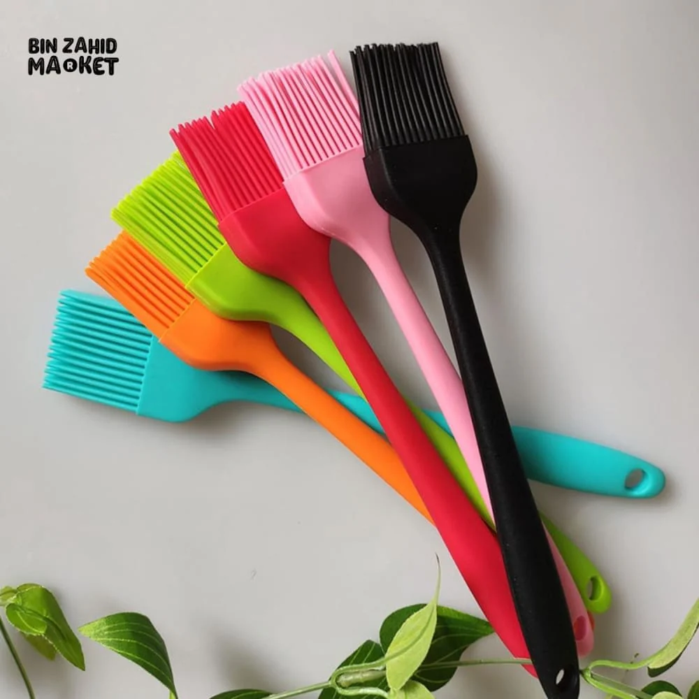 COOKING & GRILLING OIL BRUSH – HIGH-TEMP FOOD-SAFE SILICONE PASTRY BRUSH - Image 2