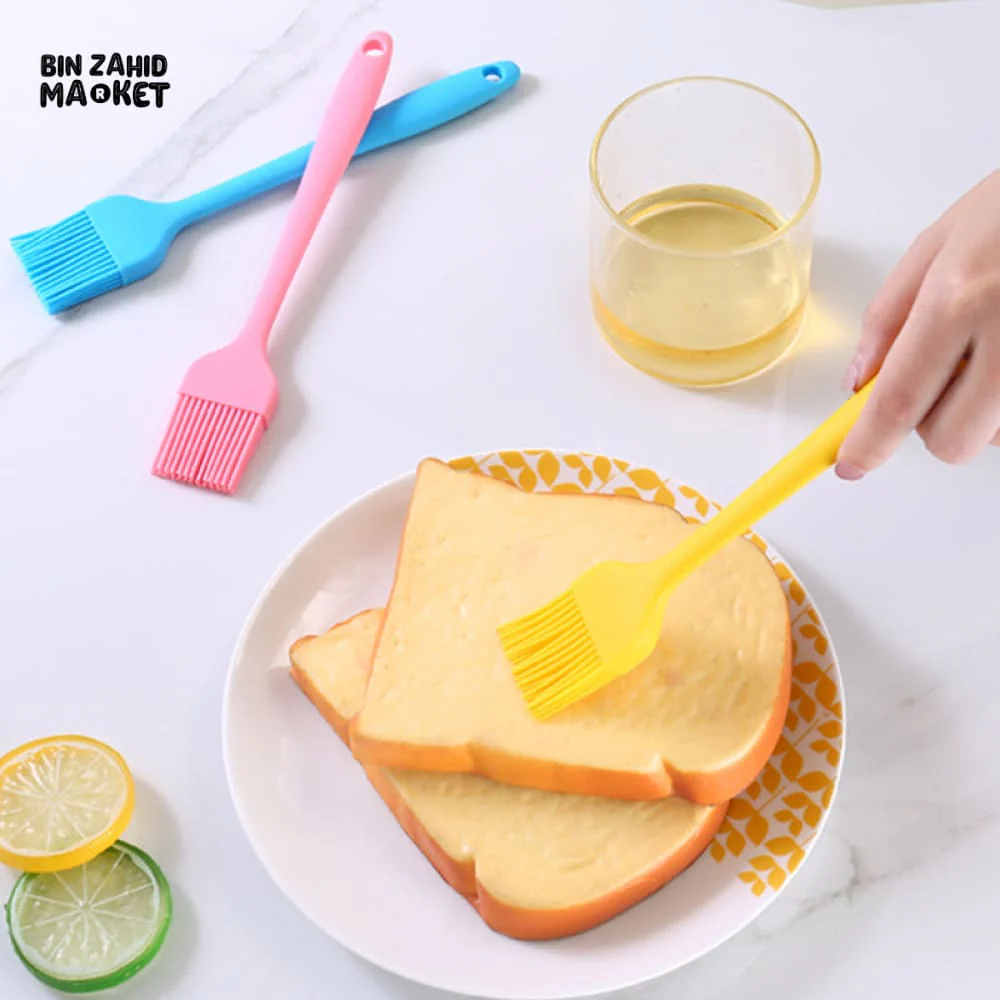 COOKING & GRILLING OIL BRUSH – HIGH-TEMP FOOD-SAFE SILICONE PASTRY BRUSH - Image 3