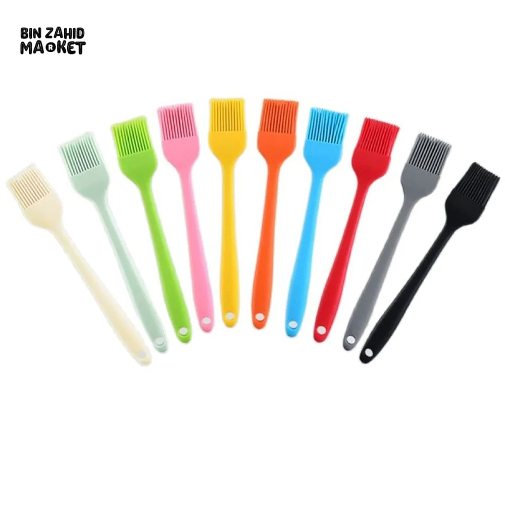 COOKING & GRILLING OIL BRUSH – HIGH-TEMP FOOD-SAFE SILICONE PASTRY BRUSH - Image 4
