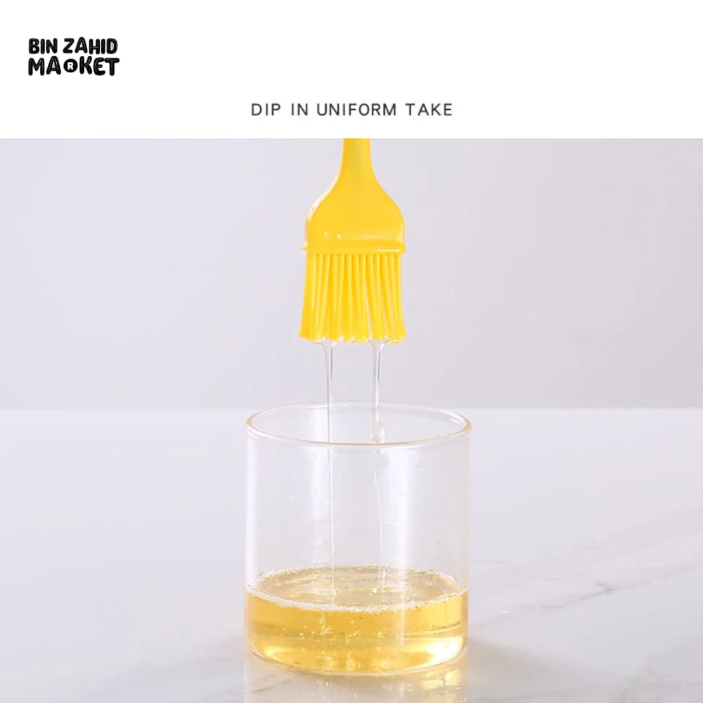 COOKING & GRILLING OIL BRUSH – HIGH-TEMP FOOD-SAFE SILICONE PASTRY BRUSH - Image 6