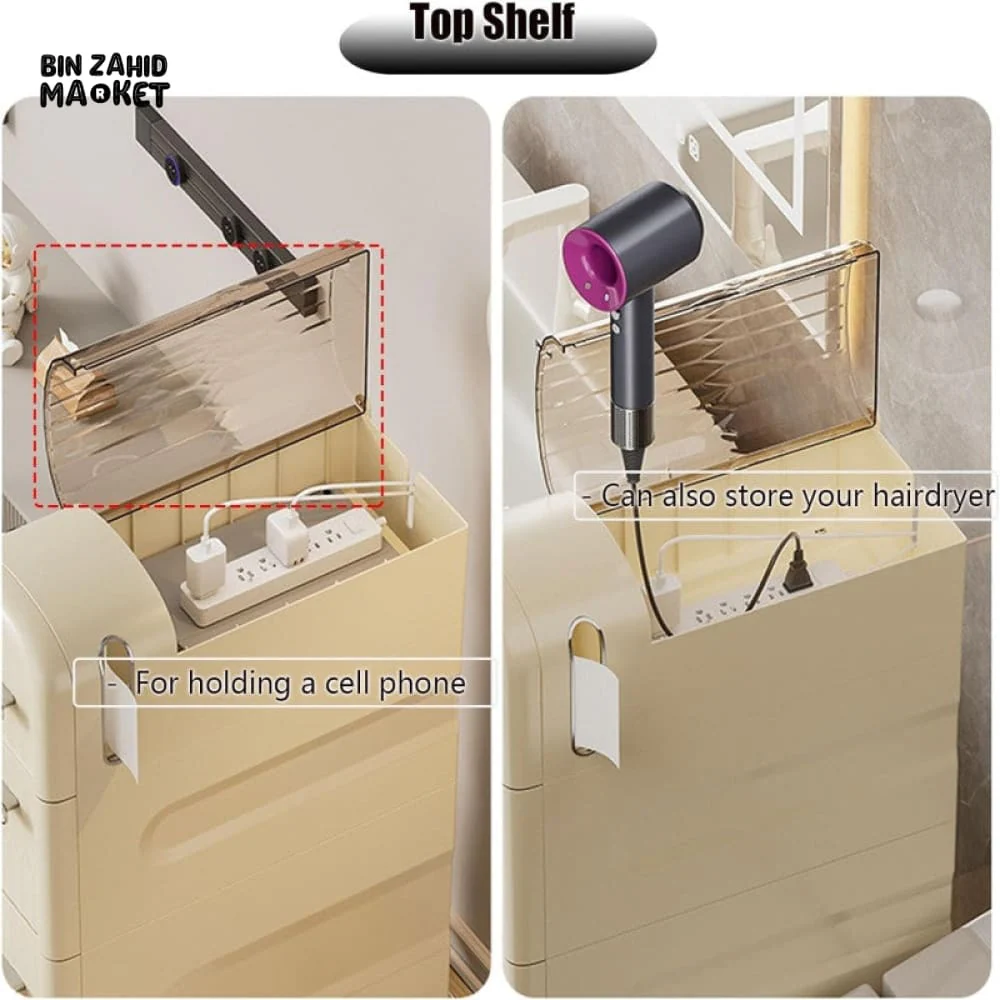 CORNER STORAGE CABINET CART - Image 3
