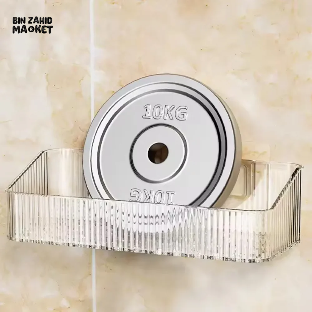 CORNER WALL-MOUNTED COSMETIC RACK – NO-DRILL BATHROOM ORGANIZER FOR ACCESSORIES - Image 5