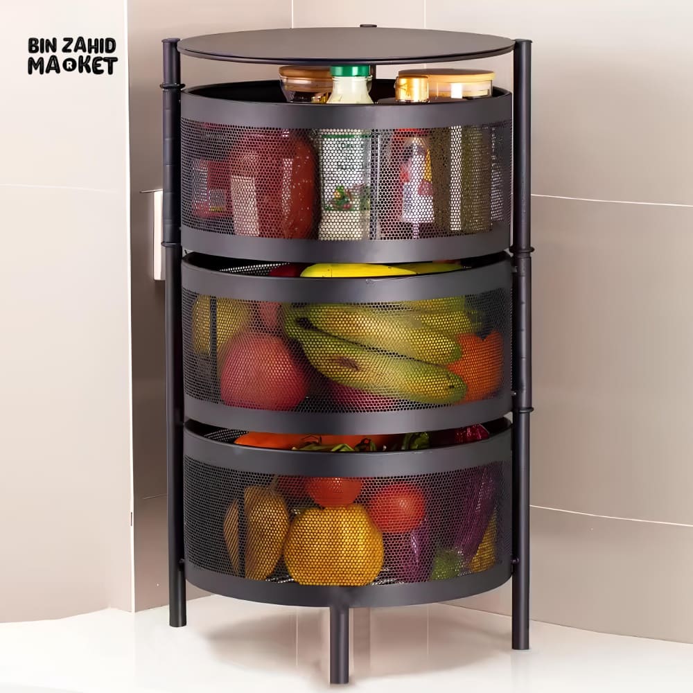COUNTER-TOP VEGETABLE METAL TROLLEY BY MATRIX - Image 3