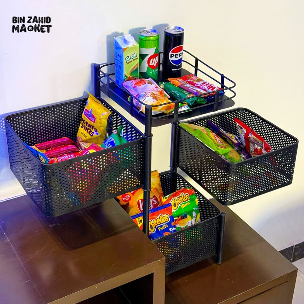 COUNTER-TOP VEGETABLE METAL TROLLEY BY MATRIX - Image 4