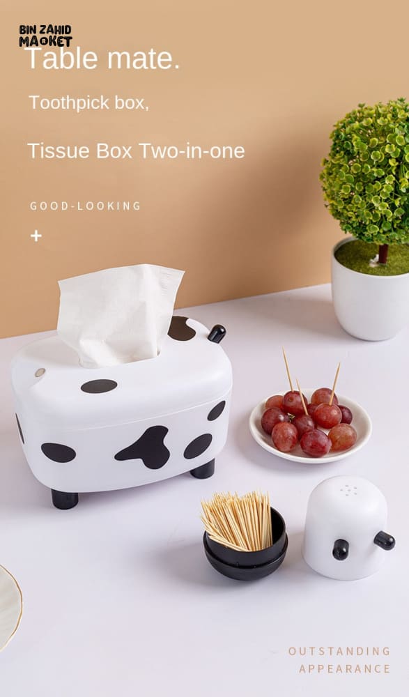 COW TISSUE HOLDER + TOOTHPICK HOLDER - Image 7