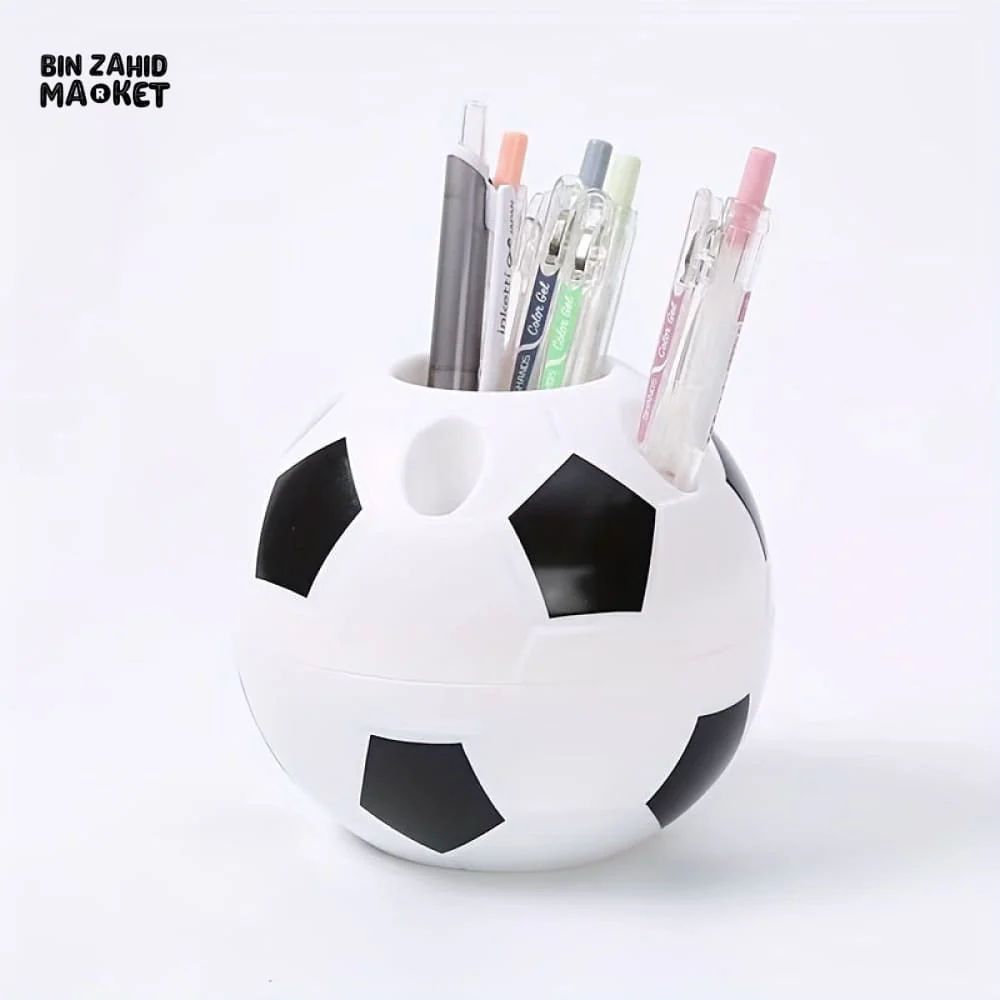 CREATIVE FOOTBALL DESK ORGANIZER – DURABLE PEN STAND FOR HOME SCHOOL OFFICE - Image 3