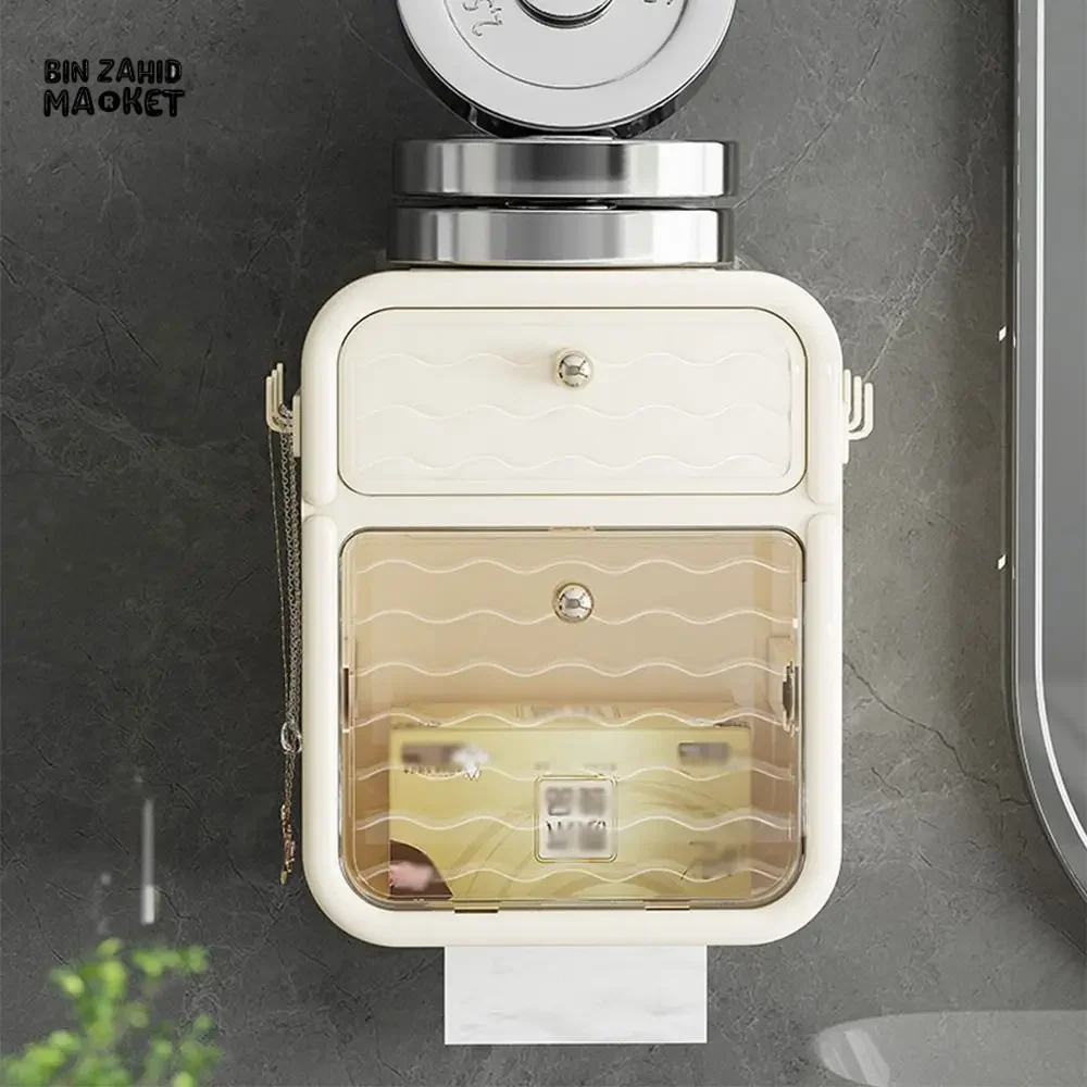 CREATIVE WALL-MOUNTED PAPER TOWEL HOLDER STURDY PLASTIC NAPKIN DISPENSER FOR KITCHEN & BATHROOM - Image 10