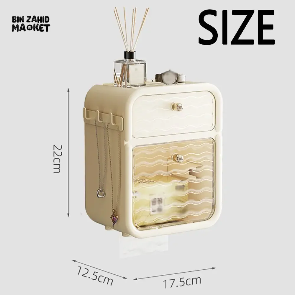 CREATIVE WALL-MOUNTED PAPER TOWEL HOLDER STURDY PLASTIC NAPKIN DISPENSER FOR KITCHEN & BATHROOM - Image 12