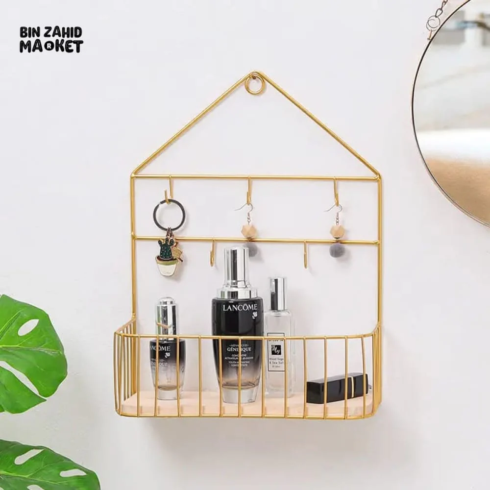 CREATIVE WALL-MOUNTED SHELF - HOOKS - Image 4