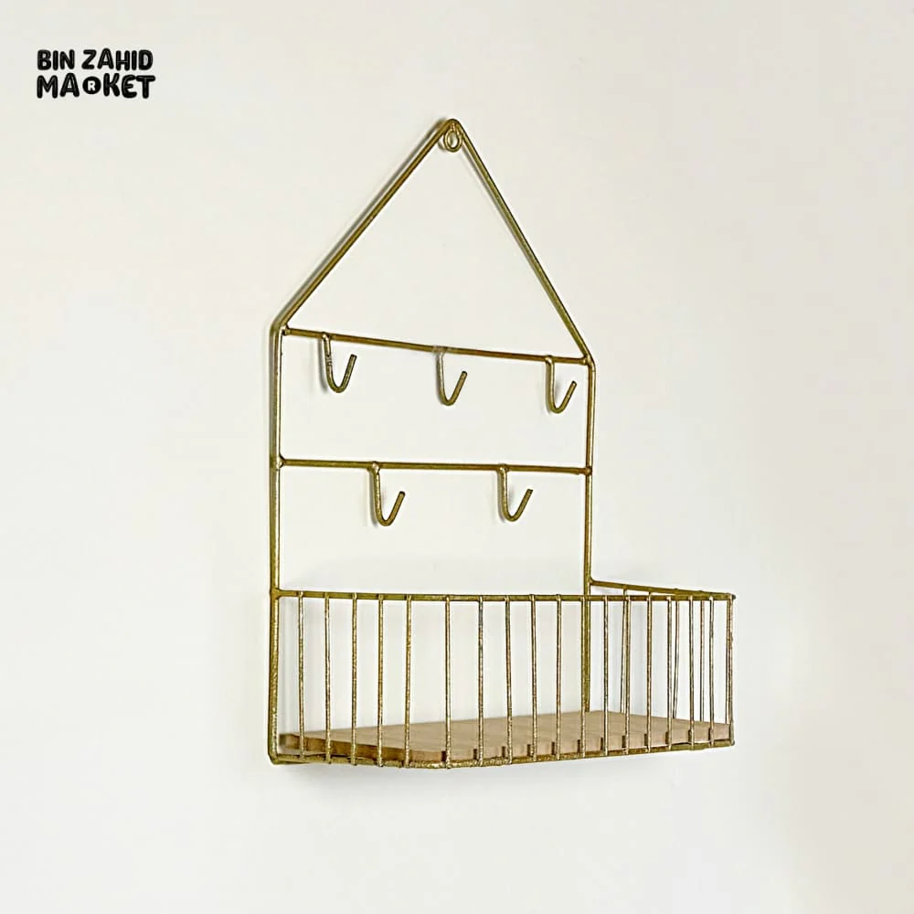 CREATIVE WALL-MOUNTED SHELF - HOOKS - Image 5