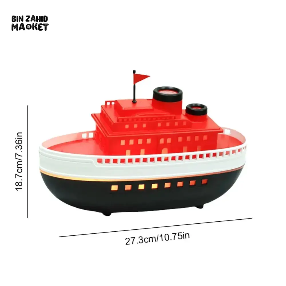 CRUISE SHIP MODEL ULTRASONIC HUMIDIFIER – ESSENTIAL OIL DIFFUSER WITH LED NIGHT LIGHT - Image 5