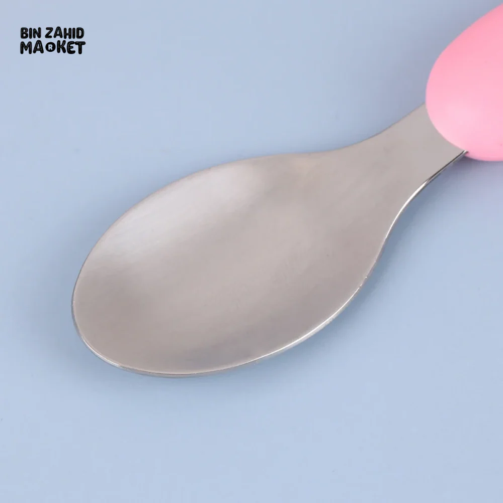 CUTE CARTOON ANIME SPOON FORK SET PORTABLE STAINLESS STEEL TABLEWARE - Image 10
