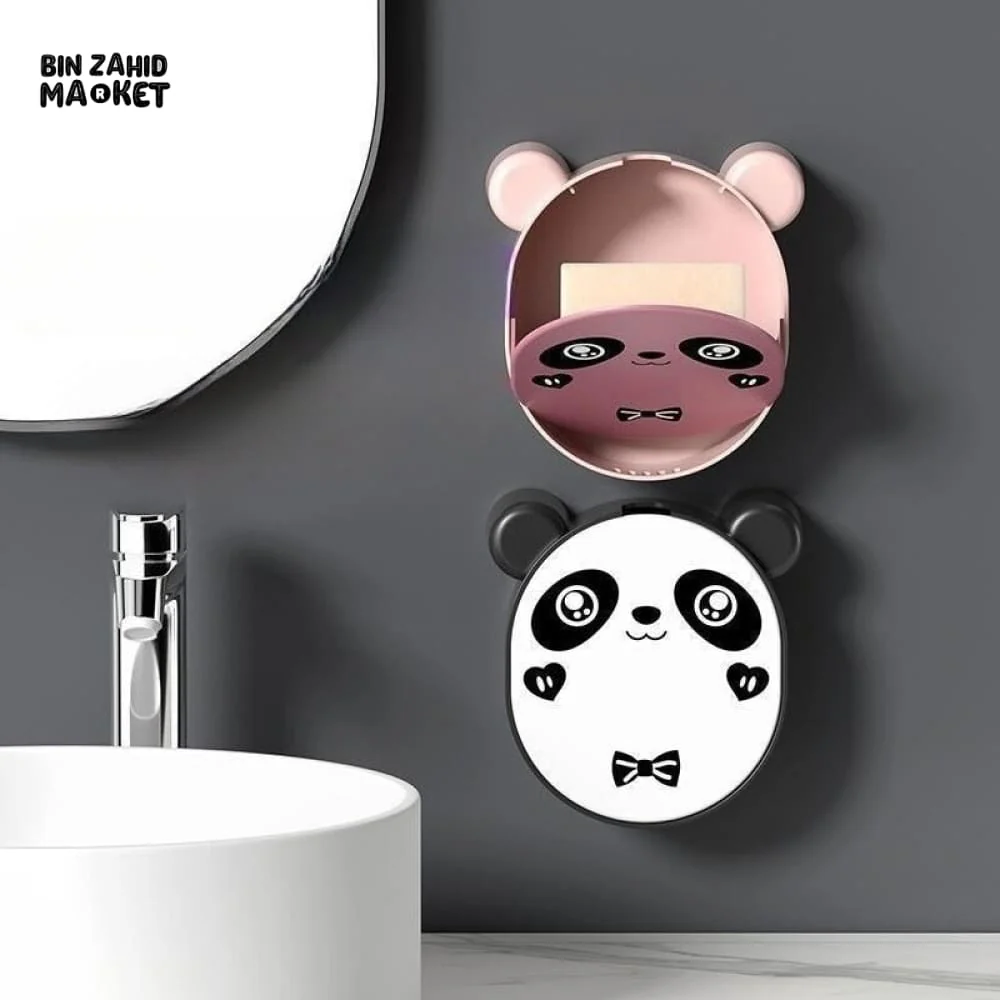 COVERED SOAP DISH – PUNCH-FREE WALL MOUNT FOR BATHROOM - Image 3
