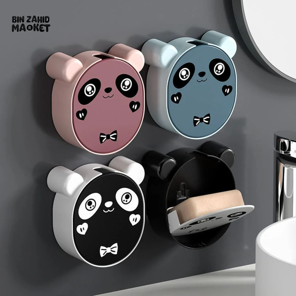 COVERED SOAP DISH – PUNCH-FREE WALL MOUNT FOR BATHROOM - Image 4