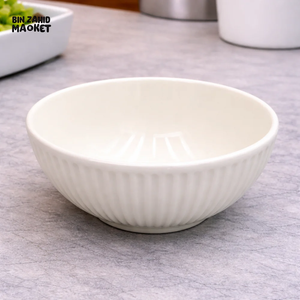 DANNY HOME 4CM CERAMIC BOWL – SMALL DESSERT, SNACK & SERVING BOWL WHITE KITCHENWARE - BW22-07