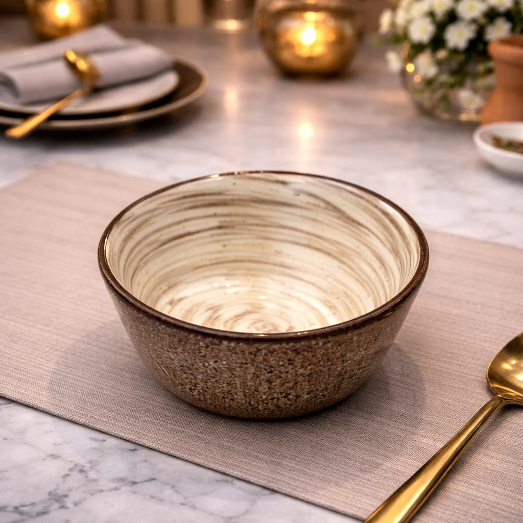 DANNY HOME CERAMIC CAKE BOWL 10CM -375DGW