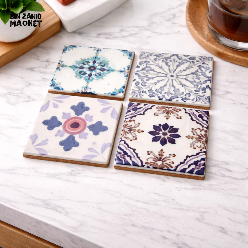 DANNY HOME MEDITERRANEAN TILE CERAMIC COASTER -2020-2