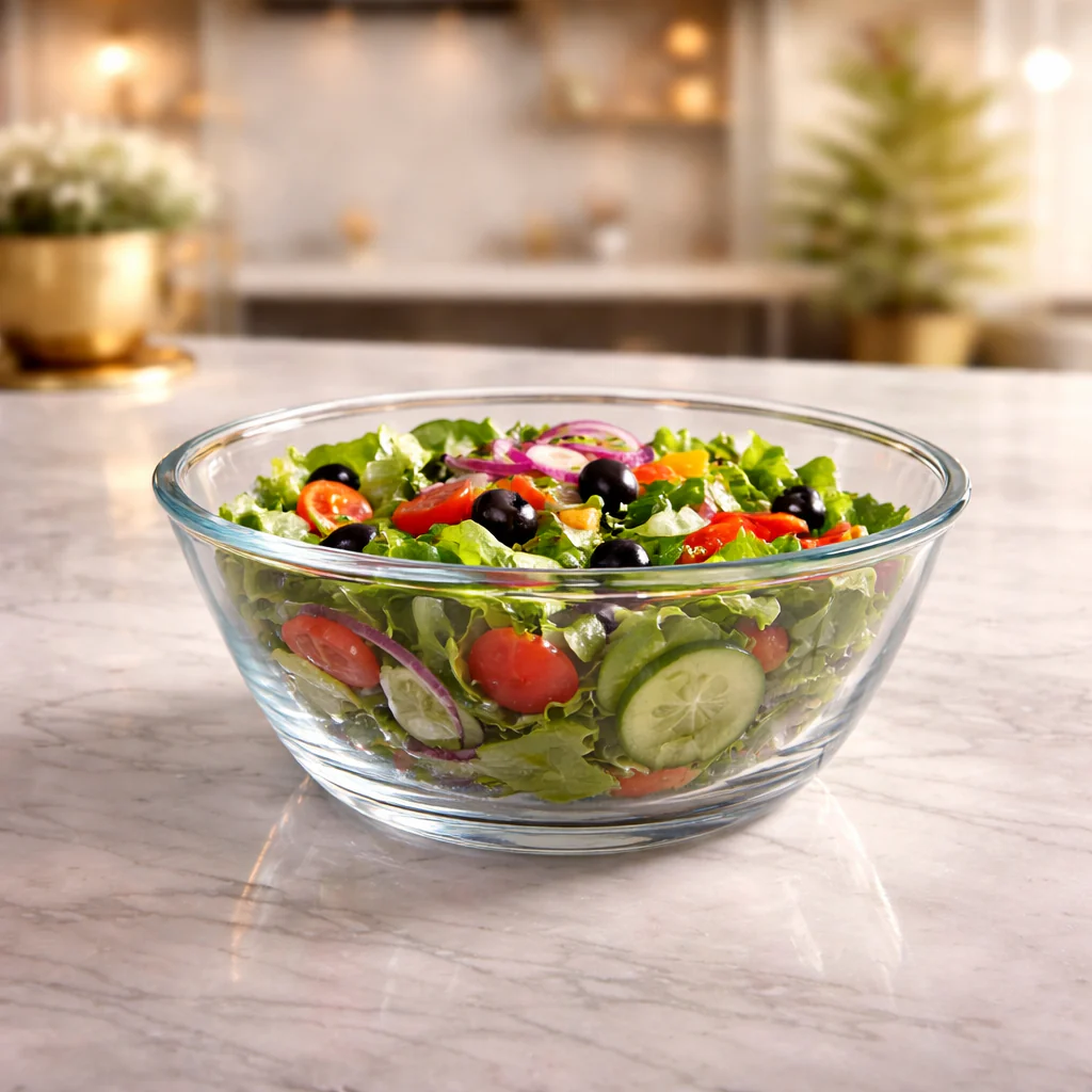 DANNY HOME PREMIUM GLASS SALAD BOWL - 5700ML 1966-48