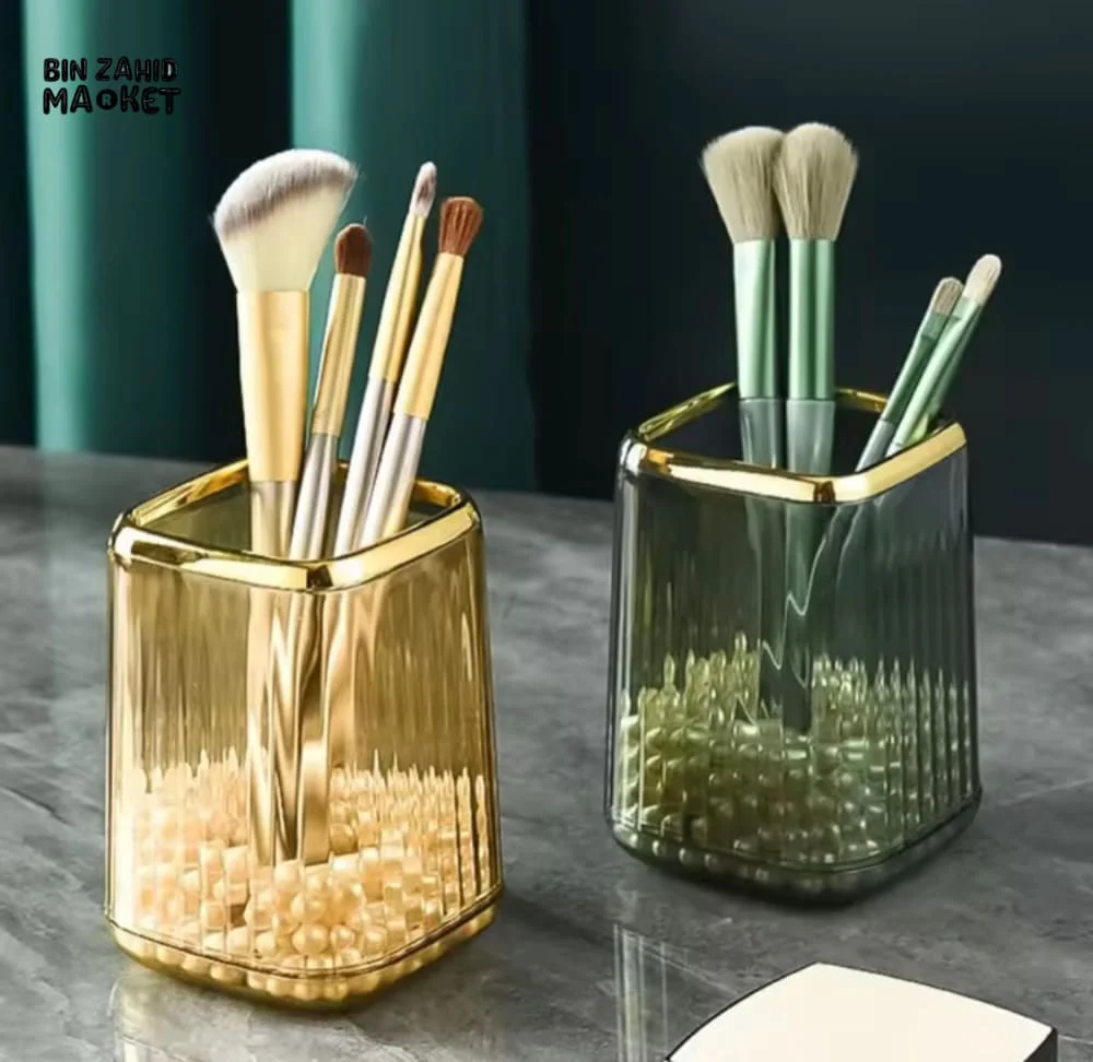ELEGANT MAKEUP BRUSH HOLDER – STYLISH & DECORATIVE ORGANIZER