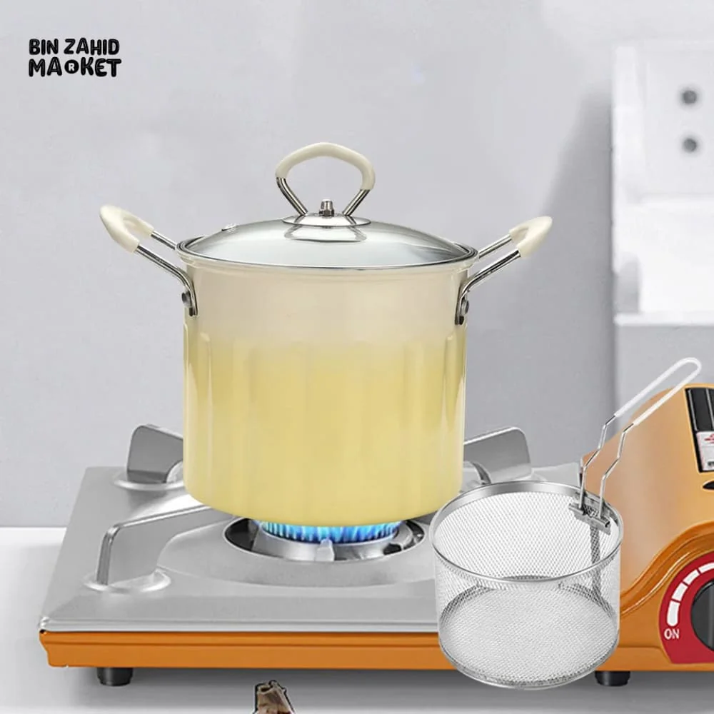 DEEP FRYING POT WITH STRAINER 3 LTRS - Image 7