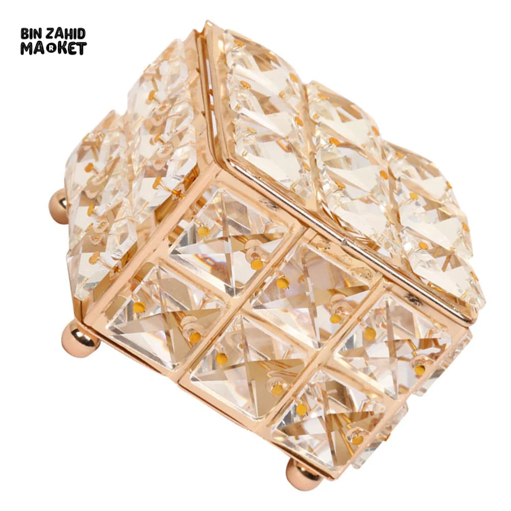 DELICATE JEWELRY ORGANIZER BOX – COMPACT LIDDED STORAGE CASE FOR EARRINGS & NECKLACES - Image 3