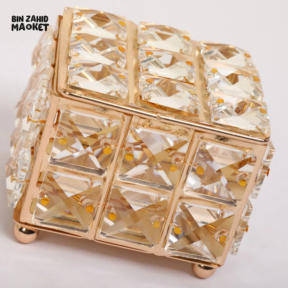 DELICATE JEWELRY ORGANIZER BOX – COMPACT LIDDED STORAGE CASE FOR EARRINGS & NECKLACES - Image 5