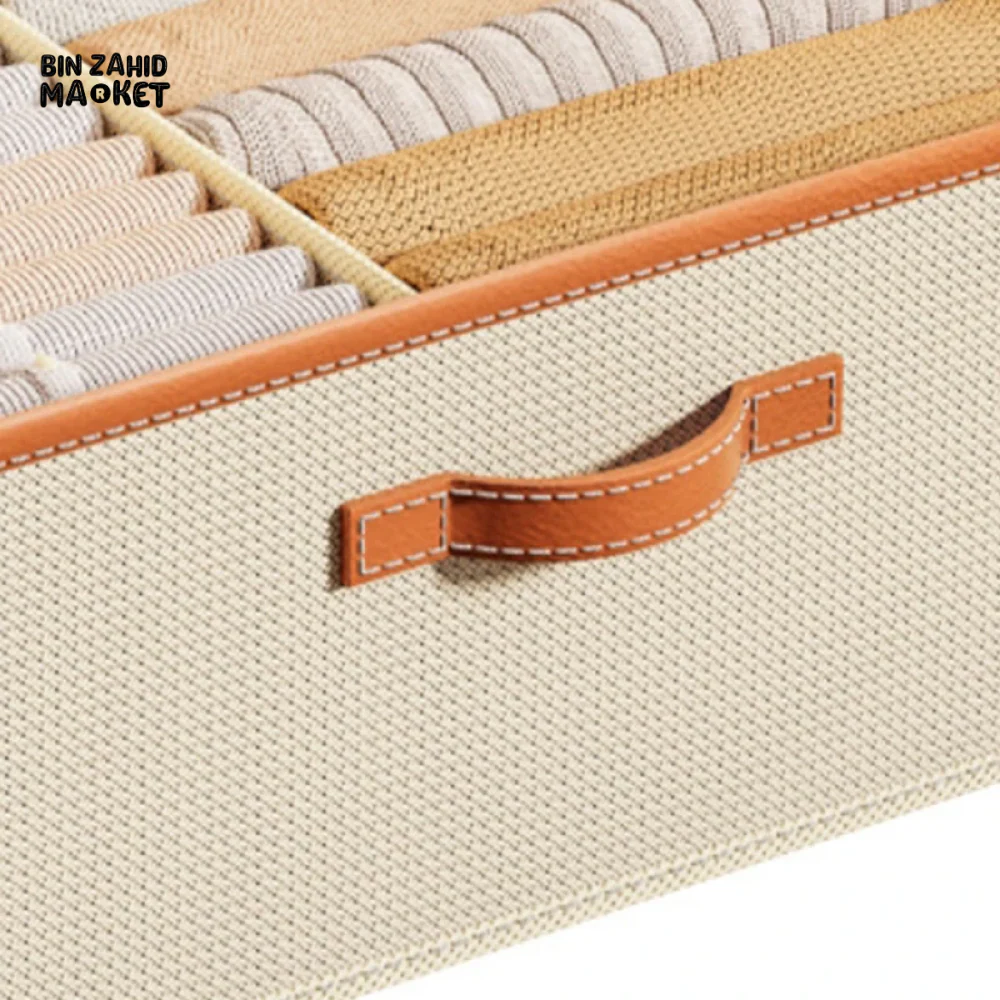 DELUXE FOLDABLE CLOTHES ORGANIZER STORAGE BOX – MULTI-PURPOSE DRAWER & CLOSET ORGANIZER - Image 5