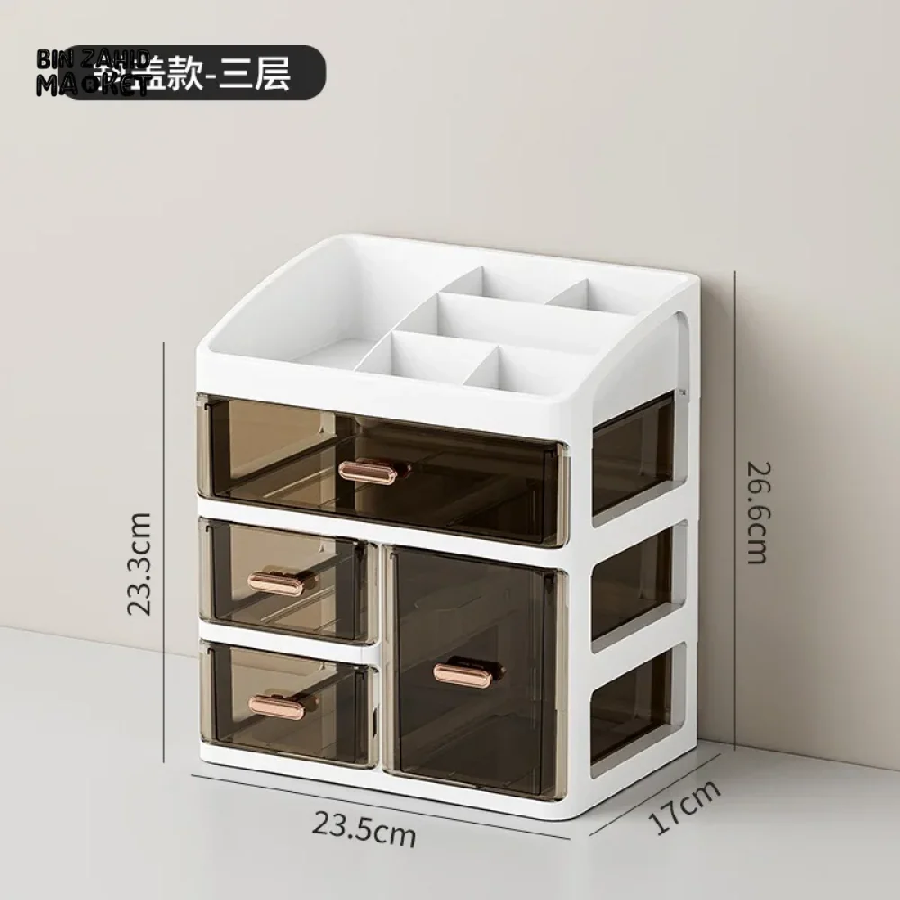 DESKTOP STORAGE BOX SKINCARE RACK STATIONERY DRAWER - Image 5