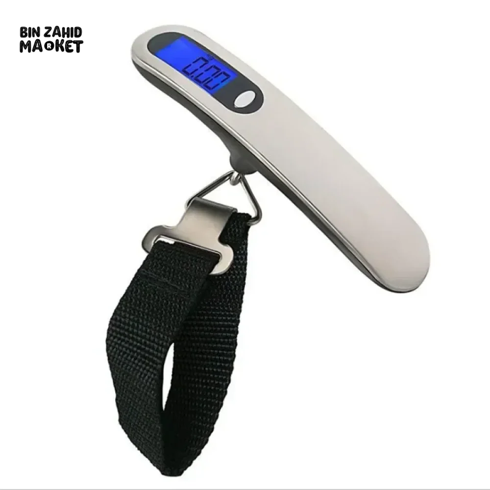 DIGITAL LUGGAGE SCALE 50KG PORTABLE LCD HANGING SCALE FOR SUITCASE & TRAVEL BAGS - Image 8