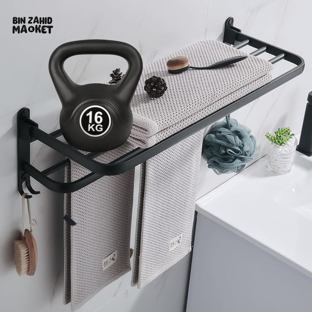 DOUBLE LAYERS FOLDING BATH TOWEL HOLDER - Image 8