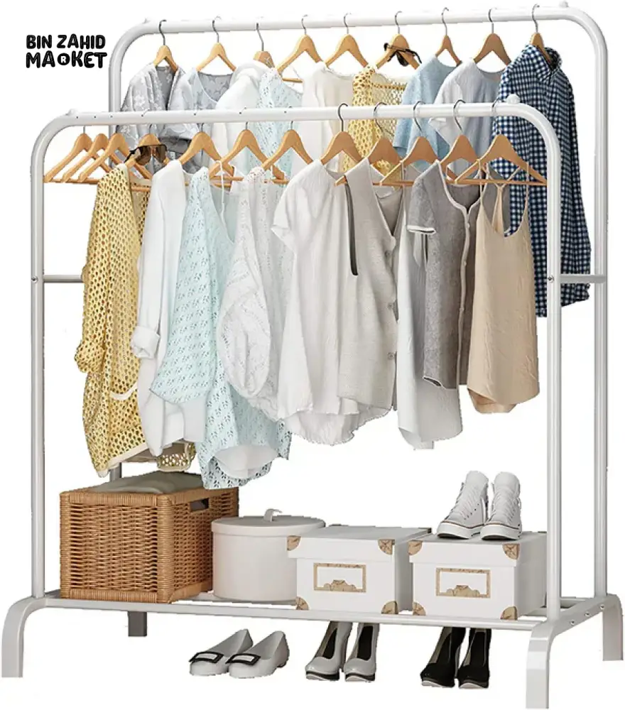 DOUBLE POLE METAL CLOTH STAND - Image 18