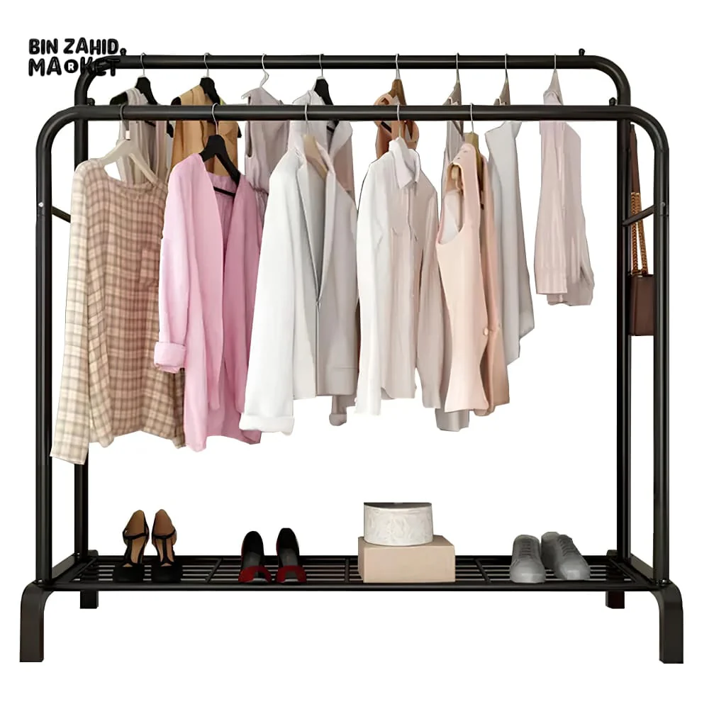 DOUBLE POLE METAL CLOTH STAND - Image 2