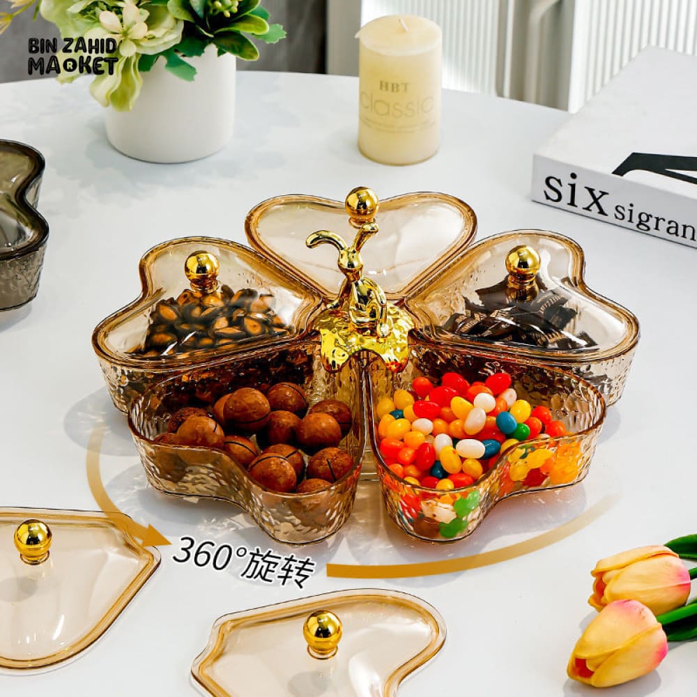 DRIED FRUIT TRAY HOUSEHOLD LIVING ROOM COFFEE TABLE SNACK PLATE STORAGE FRUIT PLATE - Image 2