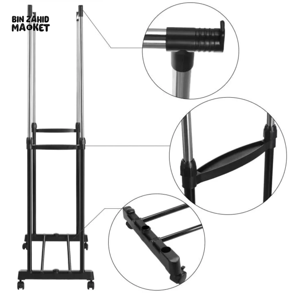 DUAL POLE CLOTHES RACK - Image 5