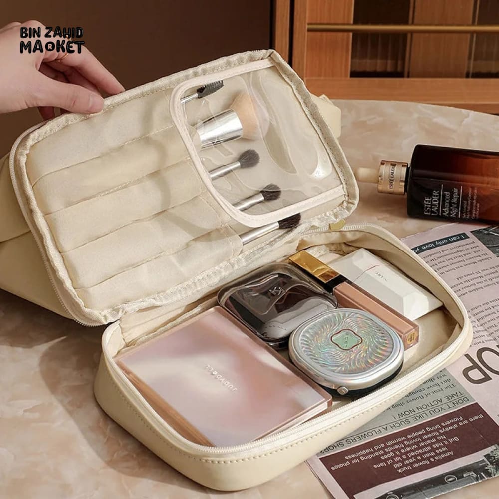 DUAL ZIPPER COSMETIC BAG - Image 5