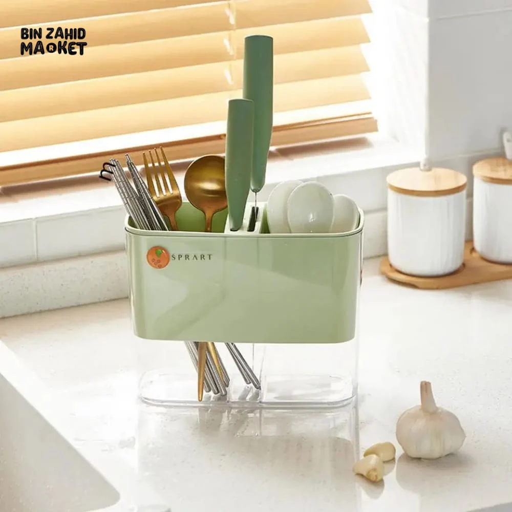 DURABLE CUTLERY HOLDER WITH LID - Image 3