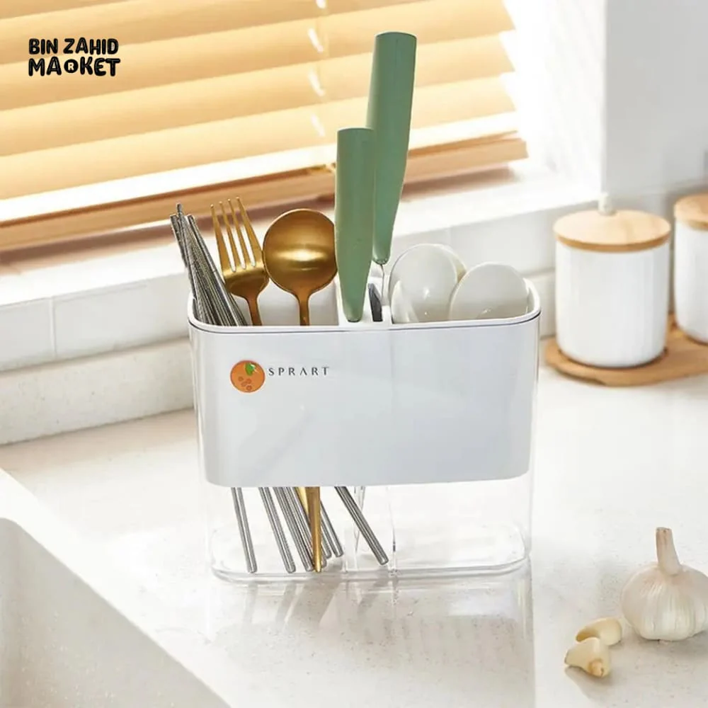 DURABLE CUTLERY HOLDER WITH LID - Image 4