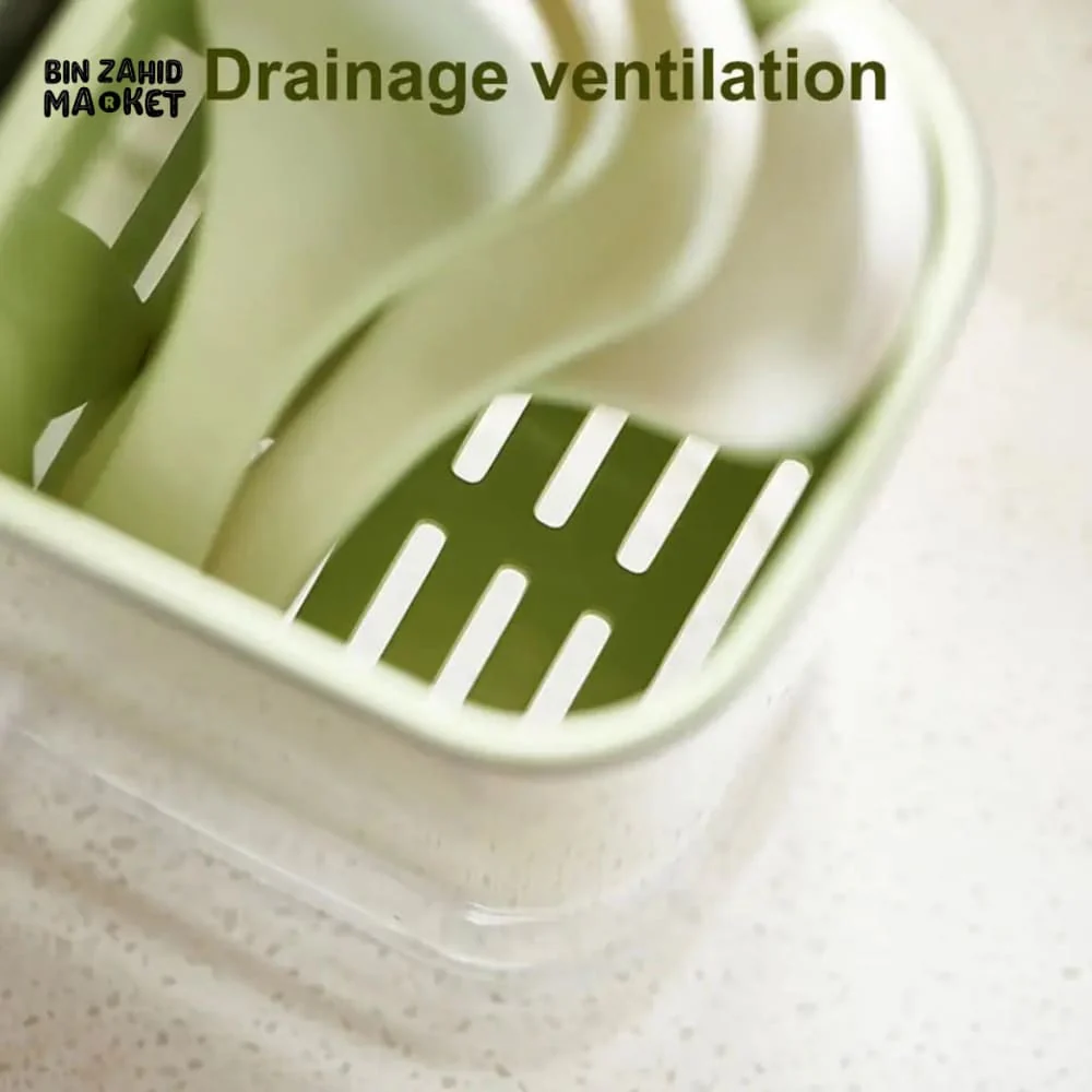 DURABLE CUTLERY HOLDER WITH LID - Image 5