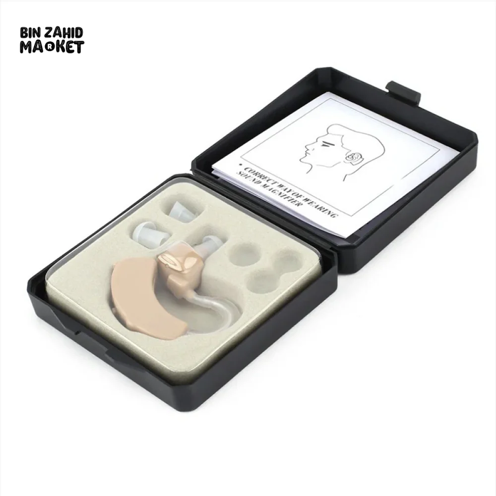 EAR HEARING AID DEVICE + FREE PROTECTIVE CASE - Image 7