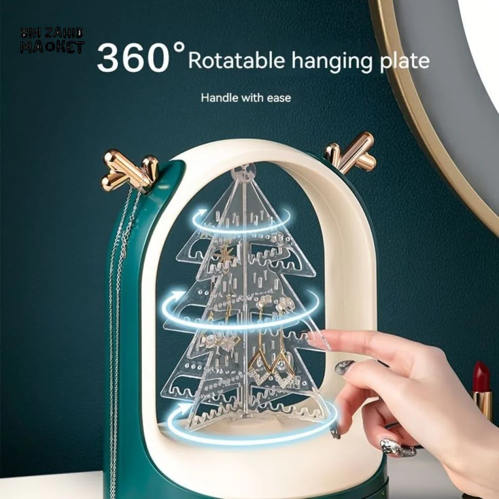 EARINGS & NECKLACE ORGANIZER WITH DRAWER - Image 10
