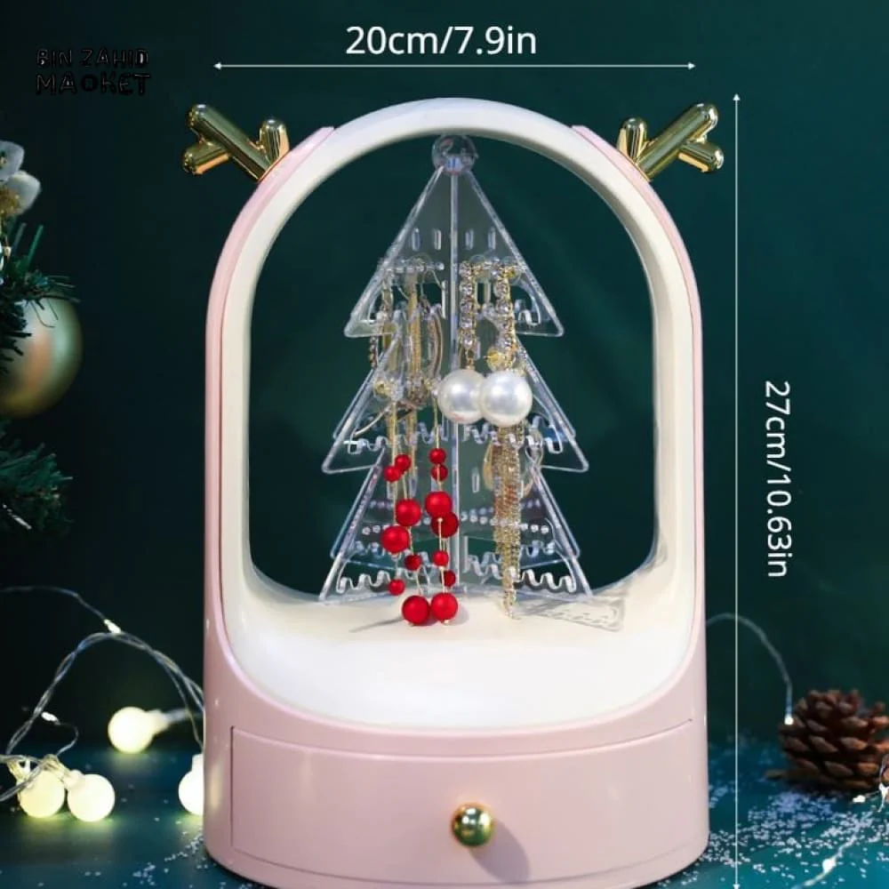 EARINGS & NECKLACE ORGANIZER WITH DRAWER - Image 11